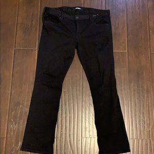 Low Rise Barely Bootcut Black EXPRESS Jeans